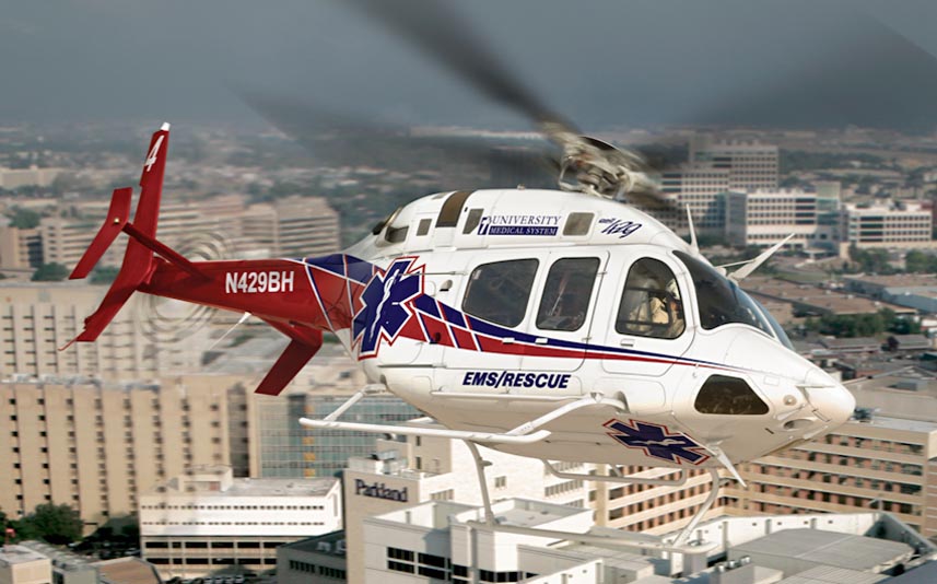 Helicóptero Bell 429 GIGANTE elétrico 